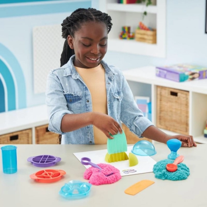Kinetisch zand ultieme zandset met gereedschap