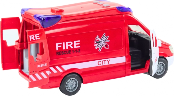 Lichten en sirene voor realistische actie