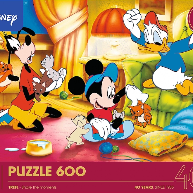 Trefl Puzzel Disney: Mickey Mouse en vrienden 600 stukjes
