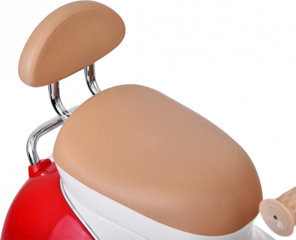 Klassieke elektrische kinderscooter oranje