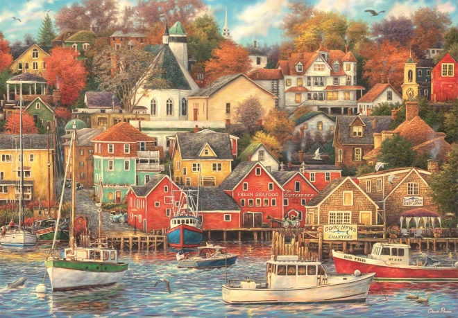 Puzzel 1500 stukjes Compact Goede Tijden Haven
