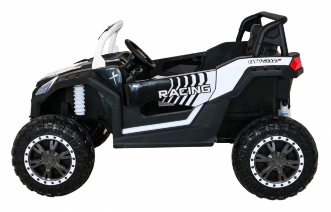 Buggy ATV Racing pro 2 kinderen + 4x4 aandrijving + afstandsbediening + langzame start + MP3 LED – Wit