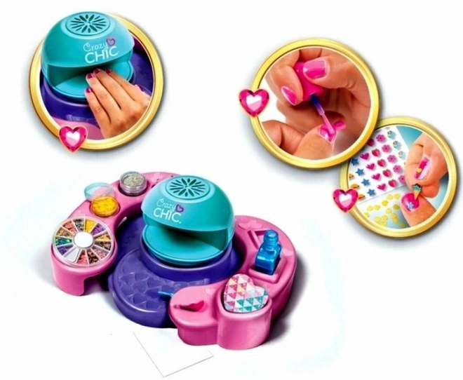 Set voor avontuurlijke nagels Crazy Chic