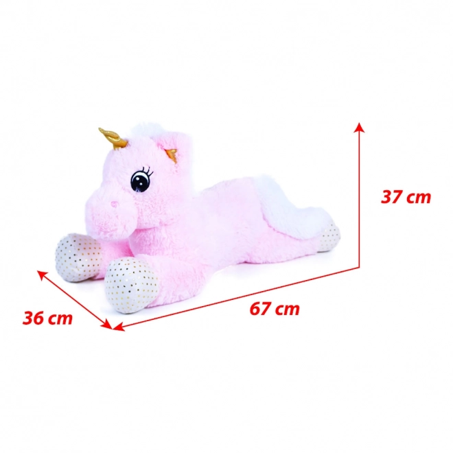 Rappa Grote pluchen eenhoorn Niko 70 cm