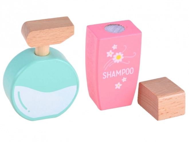 Set houten kappersspeelgoed voor Kapper