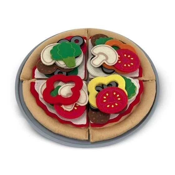 Pizzaset van viltmateriaal Melissa & Doug