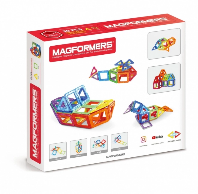 MAGFORMERS Regenboog magnetische blokken 30 stuks