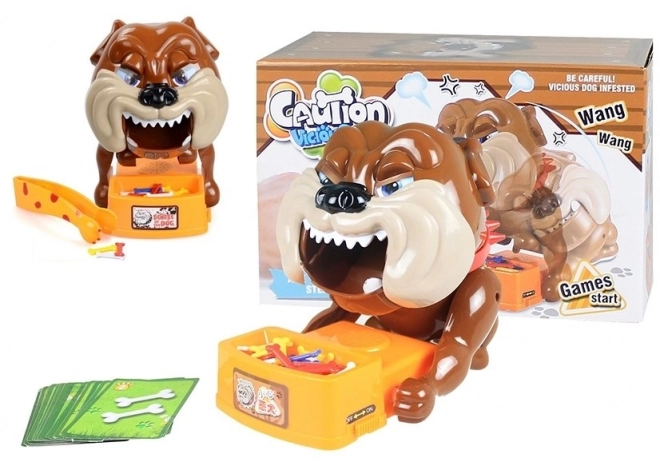 Bulldog Bruin Batterij Stoute Hond Arcade Spel