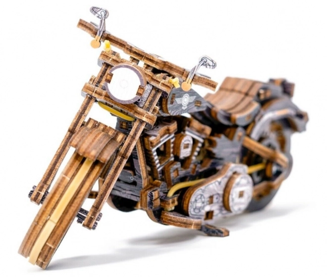WOODEN CITY 3D puzzel Motorfiets Cruiser Limited Edition 168 stuks
