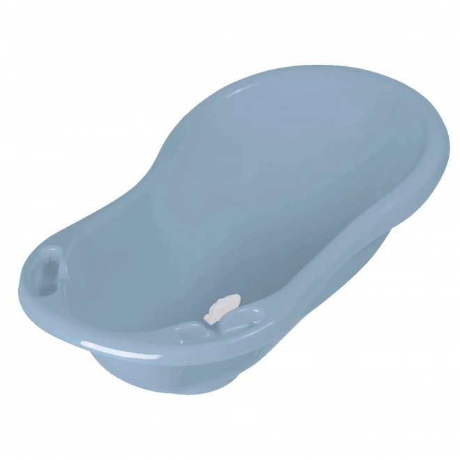 Babybad 84cm met stop "Pure" – blauw