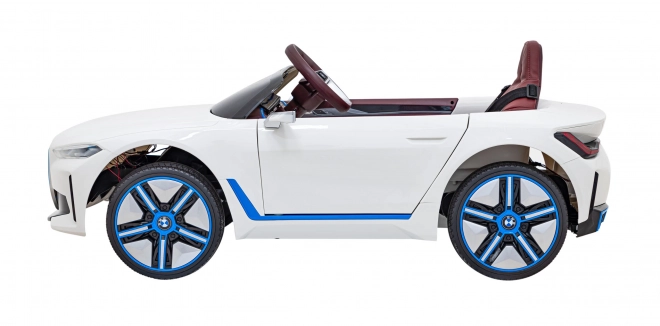 Kinderauto op batterij BMW i4 – Wit