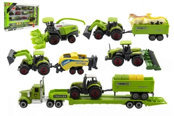 Set landbouwmachines - 22 delen