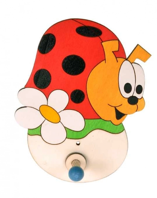 DoDo Houten 1 kapstok lieveheersbeestje