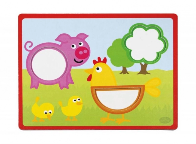 Houten Insteekpuzzel Detoa
