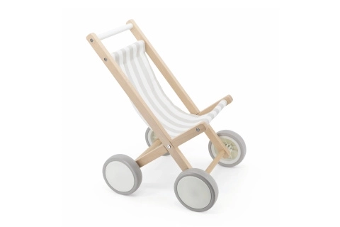Houten poppenwagen