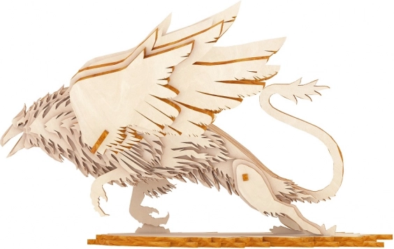 Houten 3D-puzzel griffioen