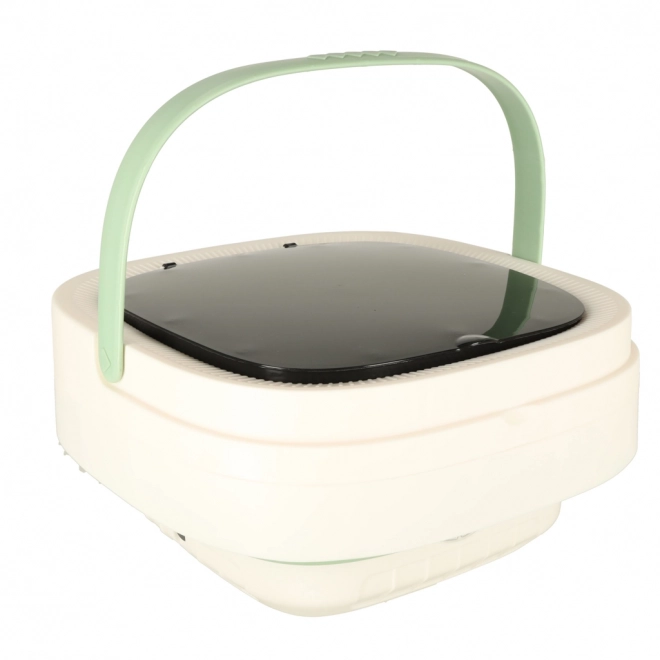 Opvouwbare draagbare automatische wasmachine 12L groen