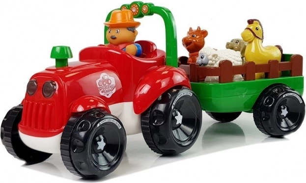 Vooruit rijden met een druk op de schoorsteen