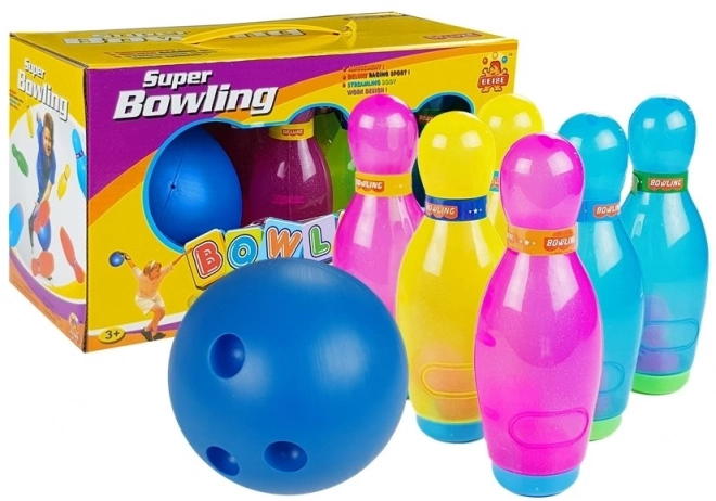 Kleurrijke bowling set voor kinderen