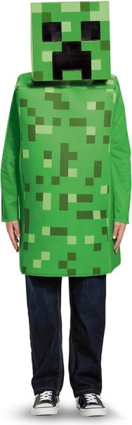 Minecraft Creeper kostuum voor kinderen 7–8 jaar