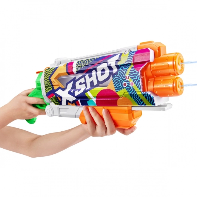 Snelvullende pomp met waterstraal