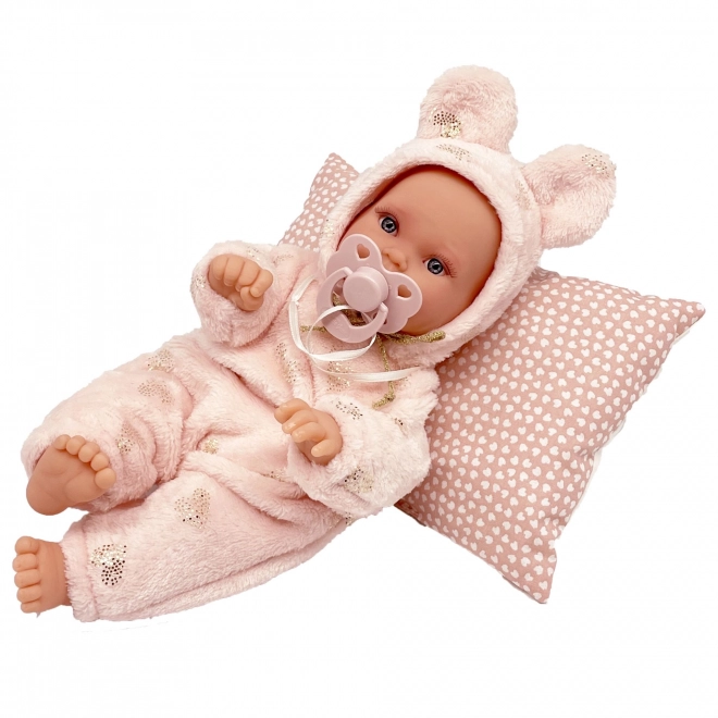 Antonio Juan 1136 KIKA - realistische baby pop met speciale bewegingsfunctie en zacht stoffen lichaam - 27 cm