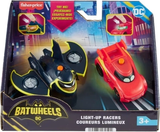 lichtgevende voertuigen DC Batwheels – set van 2 stuks