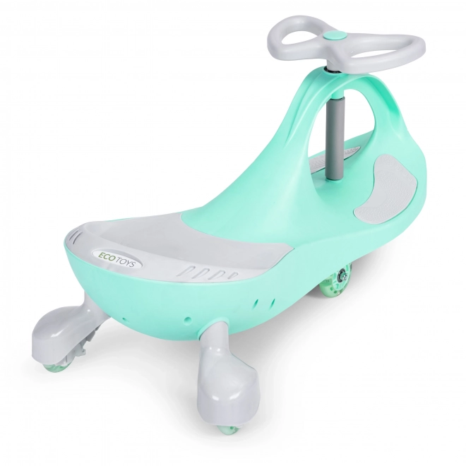 Wiggle Car met lichtgevende wielen groen ECOTOYS