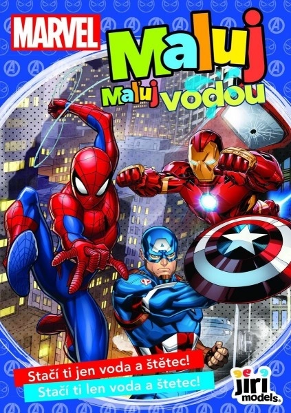 Kleurplaten Schilderen met Water Marvel