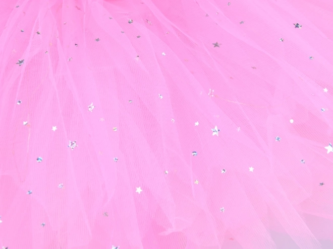 Roze verlichte kostuum voor kleine feeën met vlindervleugels – Helder roze