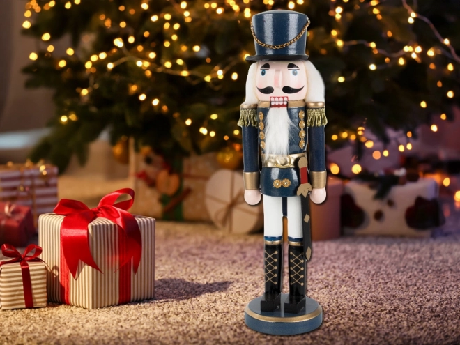 Houten notenkraker soldaat kerstdecoratie