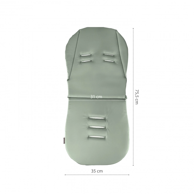 Kinderwagenmat van traagschuim Comfort, Madagaskar Groen