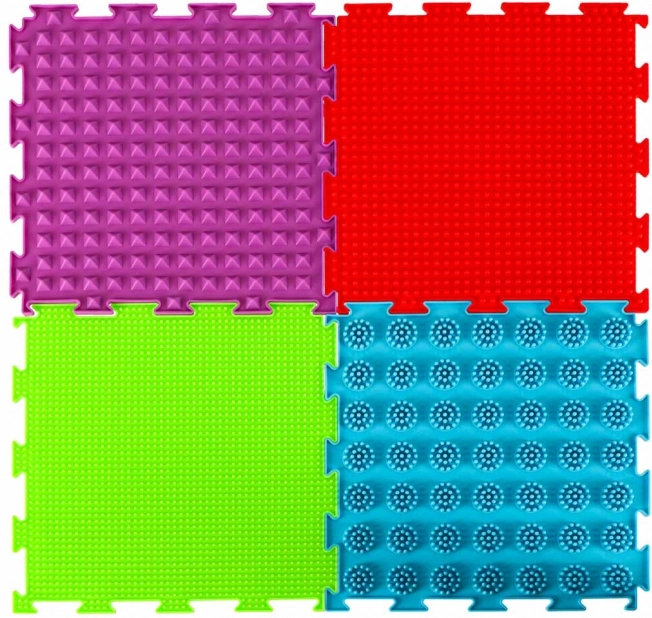 Orthopedische sensorische puzzelmat voor voetmassage