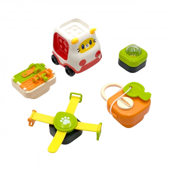 Woopie Montessori Kinder Manipulatief Paneel Kleurrijk Actief Paneel