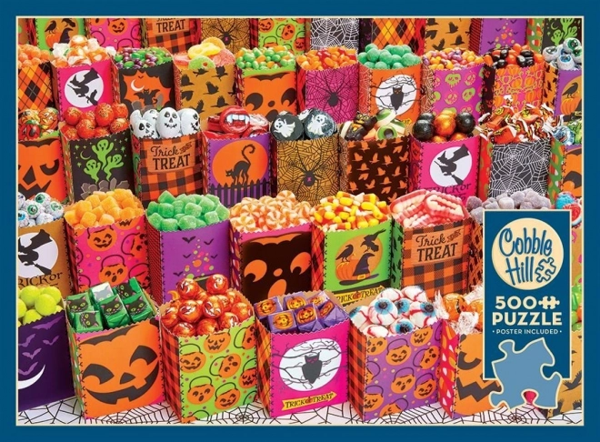 COBBLE HILL Puzzel Halloween Snoepjes 500 Stukken