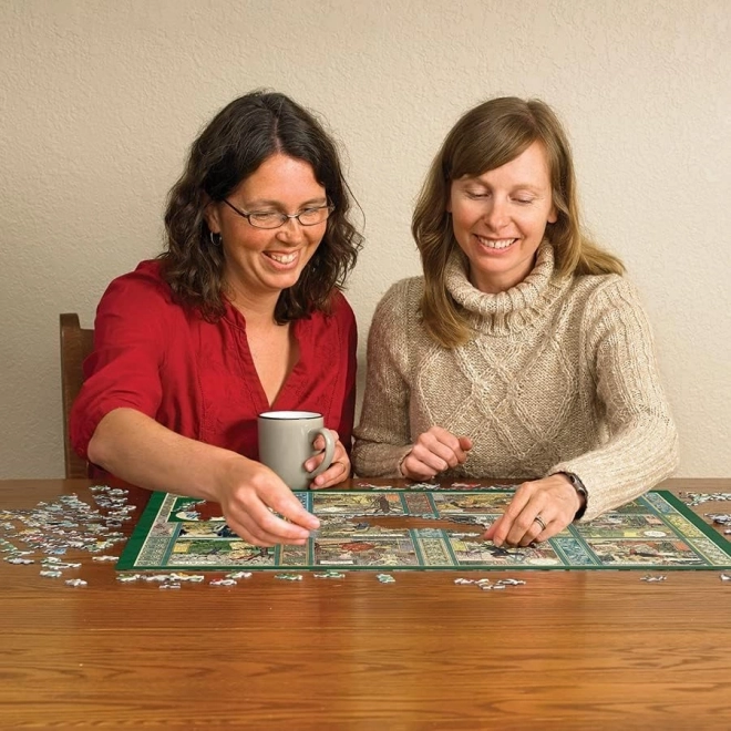 COBBLE HILL Puzzel Jardiniere: Tuinier Kalender 1000 Stukjes
