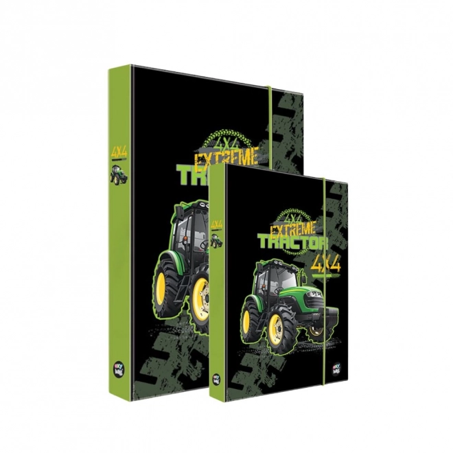 Set van mappen voor schriften met tractormotief