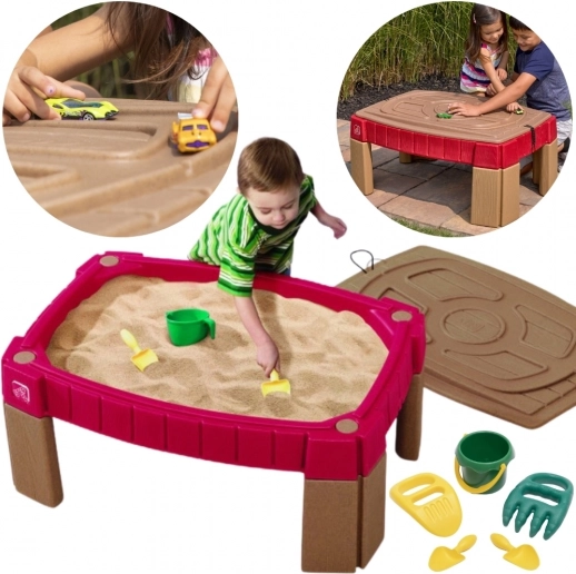 Step2 Zandtafel met tafel en racebaan