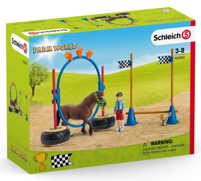 Schleich Farm Wereld Wedstrijd in Behendigheid voor Pony's