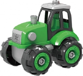 Realistische groene tractor