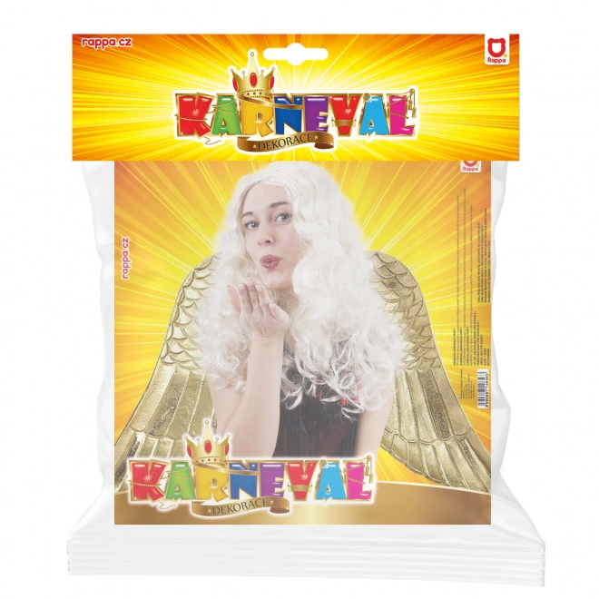 Pruik engel met lang haar