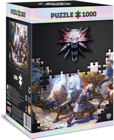 Puzzle GOOD LOOT The Witcher – Geralt en Triss in gevecht 1000 stukjes