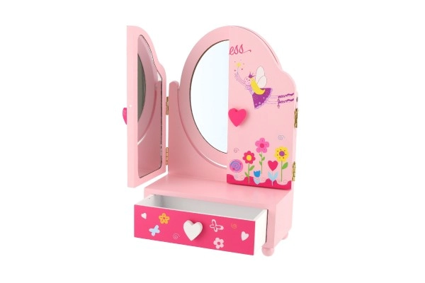 Kwalitatieve houten uitvoering in roze design