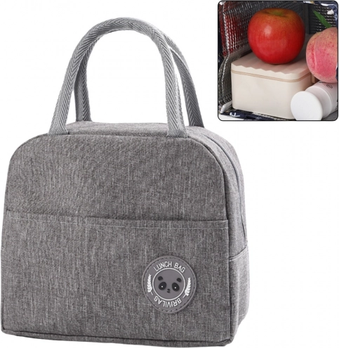 Geïsoleerde Thermische Lunchtas Grijs 23,5 cm
