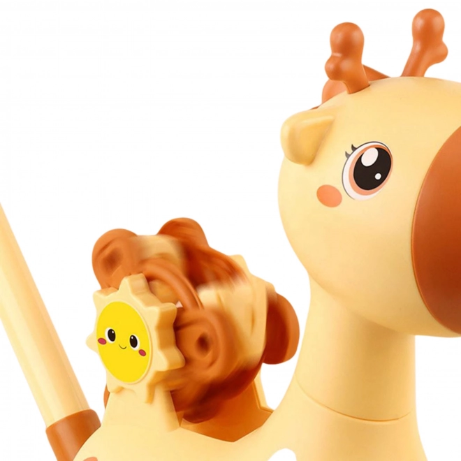 Bewegende giraffe 2-in-1 met bellenblaas voor kinderen
