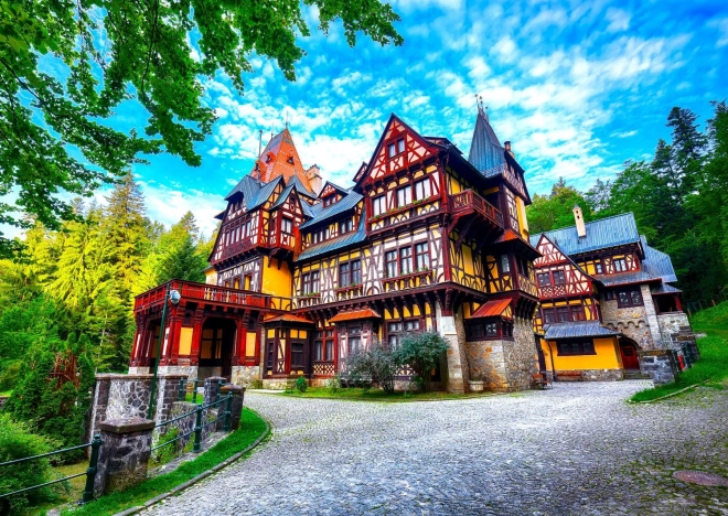 Enjoy puzzel Koninklijke residentie Sinaia Roemenië 1000 stukjes