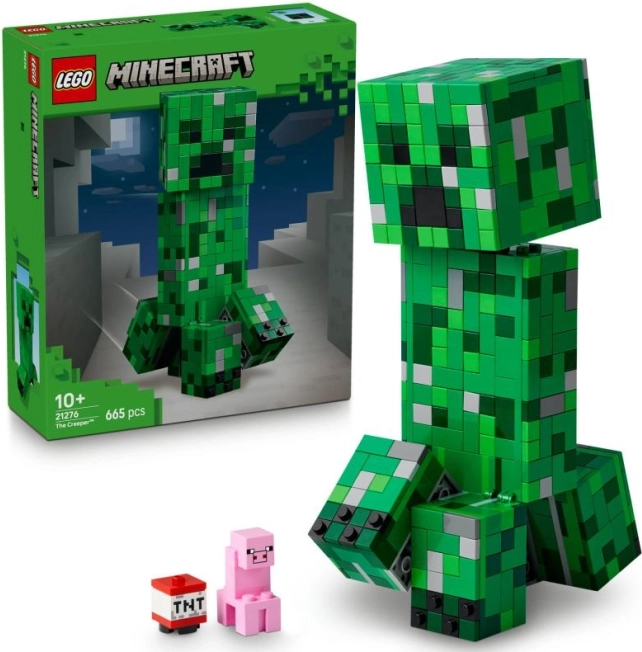 Lego Minecraft Creeper – grote beweegbare figuur
