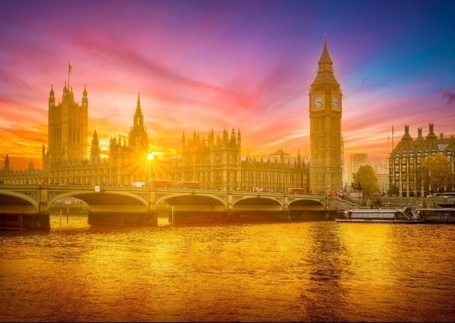 Enjoy puzzel Vlammend Londen 1000 stukjes