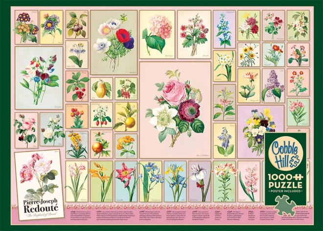 Puzzel Pierre-Joseph Redouté 1000 stukjes van Cobble Hill