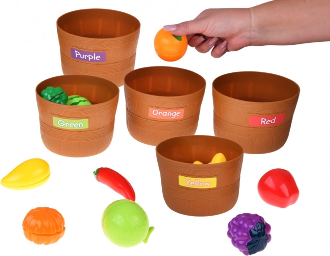 Kleuren leren en sorteren door spel